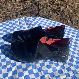 NAOT Black Leather Slip On Shoes Size 39